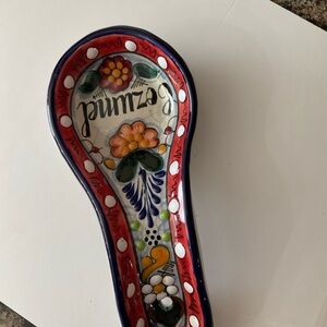 Colorful Ceramic Spoon Rest